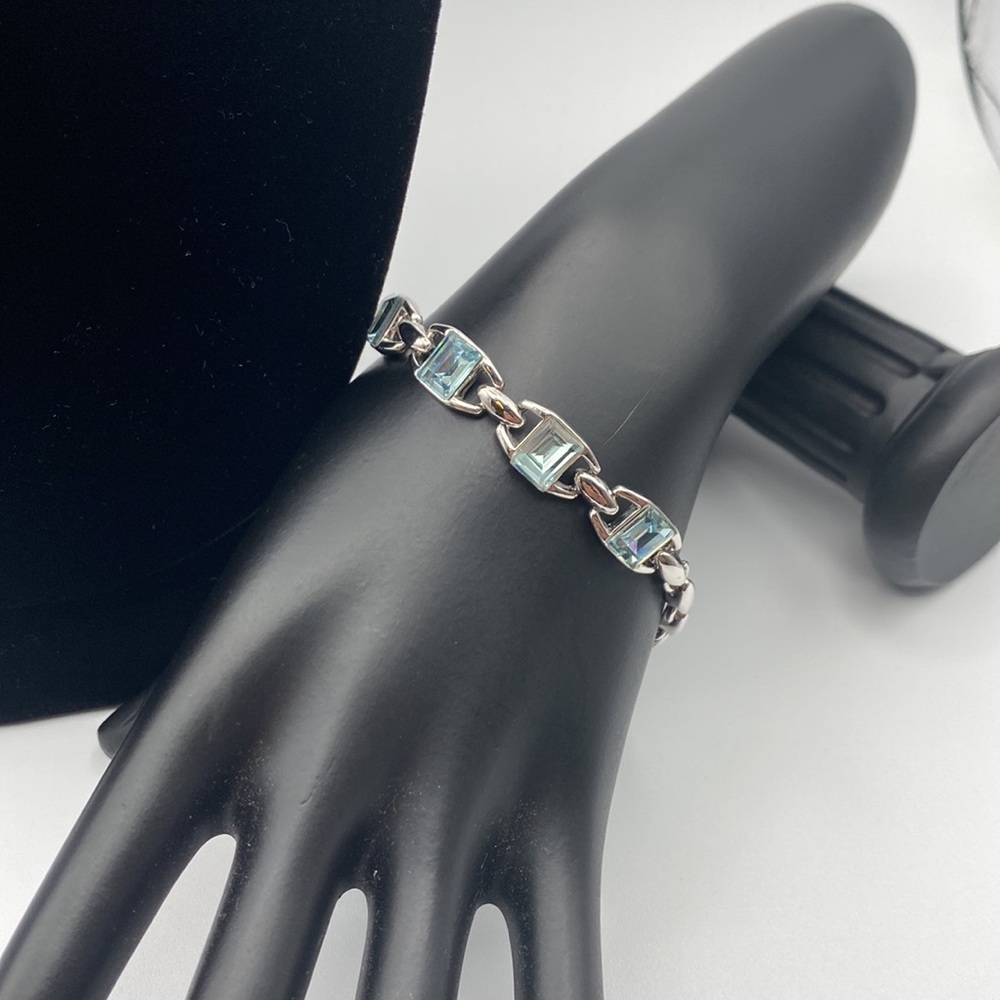 Vintage Jewelry set of two necklace and bracelet, Gucci style. - Picture 3 of 6